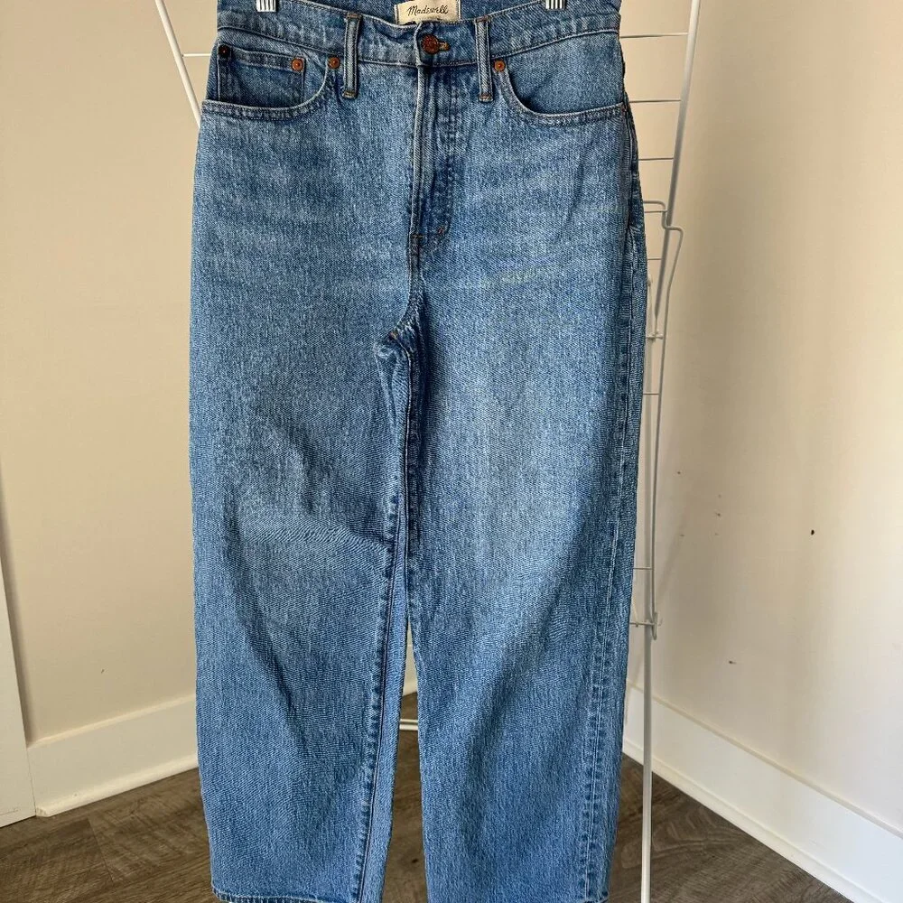 Madewell The Perfect Vintage Wide Leg Crop Jean - Size 26 - Enmore Wash - Picture 7 of 11